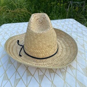 Cowboy Western Natural Straw Hat Sombrero / Men Women